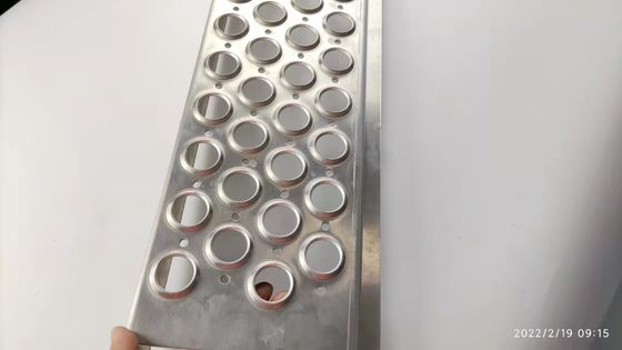 Griglia di sicurezza per tetto in acciaio galvanizzato con buchi rotondi