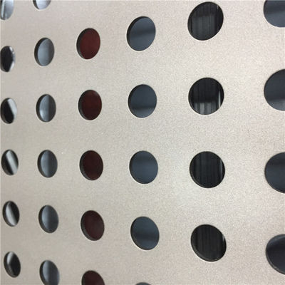 1.2mm buco 304 in acciaio inossidabile lamiera a maglia perforata