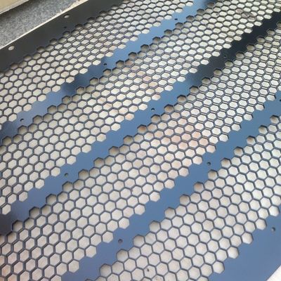Fogli di metallo perforati in acciaio al carbonio galvanizzato 1000x2000 mm buco rotondo