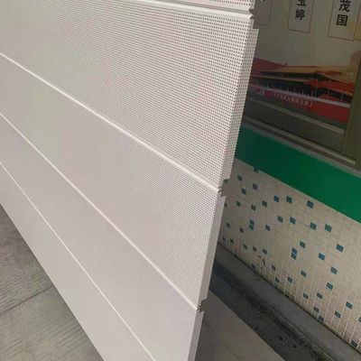 Placca di metallo perforata di alluminio nero per parete a tende da 1,8 mm