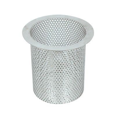 Tubo filtrante perforato in acciaio inossidabile 304 316L per filtrazione industriale