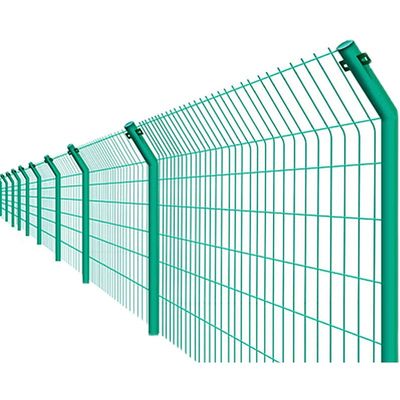 Pannello in rete metallica saldata rivestita in PVC da 4 mm Verde 6 piedi Zincato