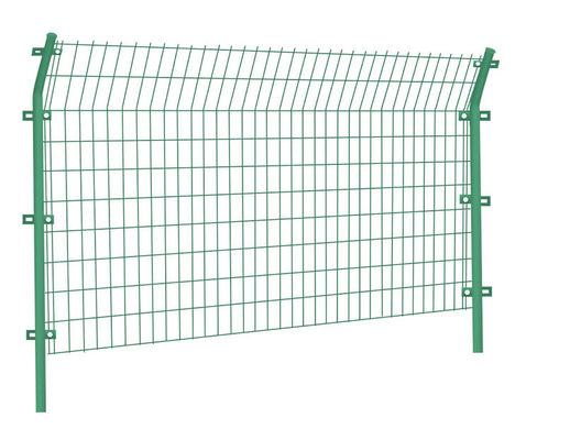 Pannello in rete metallica saldata rivestita in PVC da 4 mm Verde 6 piedi Zincato