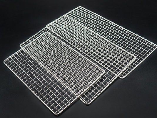 Carbonio che cuoce il cavo trasversale Mesh For Outdoor Picnic della griglia del barbecue di acciaio inossidabile