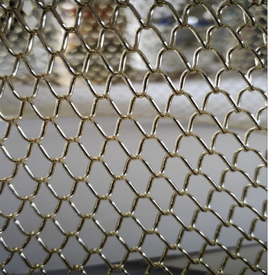 Acciaio in alluminio a catena di legame, tenda decorativa, rete architettonica