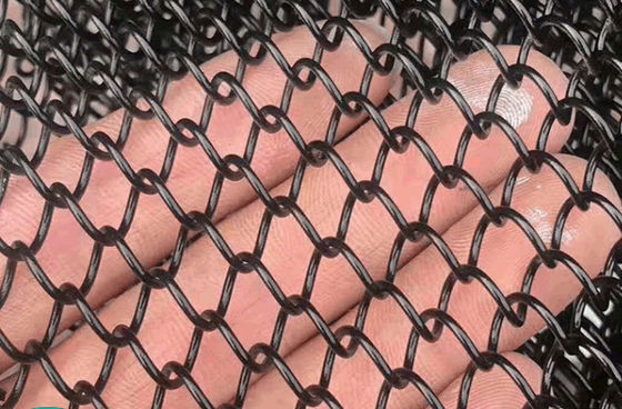 Metallo architettonico Mesh With Gold Color del balcone di progettazione moderna