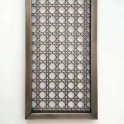 Griglia unita d'ottone brunita Diamond Metal Wire Mesh Waterproof del cavo