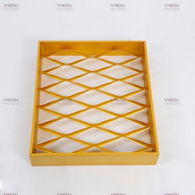 Diamond Expanded Metal Mesh Sheet standard architettonico 0.2mm-4mm