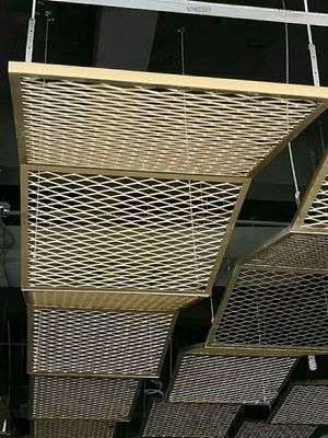 sospensione 1060 3003 soffitto in lamiera stirata alluminio anodizzato ossidazione
