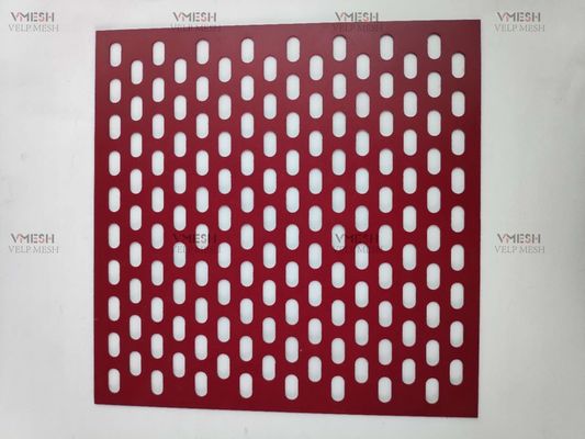Pannelli di rivestimento perforati solidi di alluminio decorativi della parete del metallo di PVDF