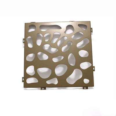 PVDF decorativo architettonico dell'interno ha perforato le facciate del metallo 1500x2500mm