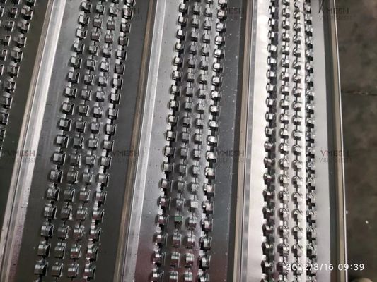 Materiali da costruzione anticorrosione Rete stirata in acciaio zincato ad alta nervatura