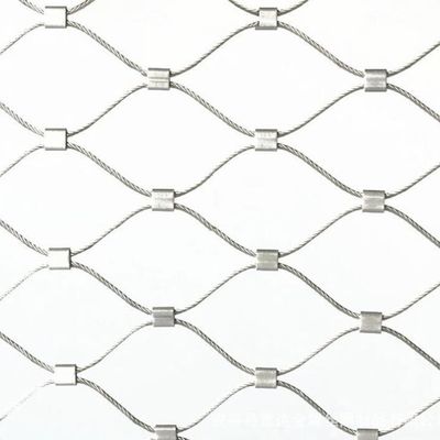 Cavo metallico flessibile Mesh Safety Fencing For Zoo di acciaio inossidabile 304
