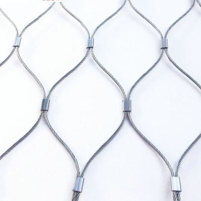 L'animale dello zoo ingabbia il cavo metallico protettivo Mesh Anti Corrosion di acciaio inossidabile
