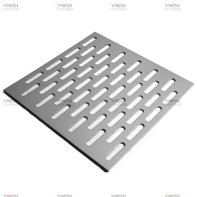 Il metallo perforato scanalato oblungo di alluminio della decorazione interna ed esteriore ha personalizzato