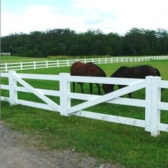 L'alto PVC su misura di 1.2m ha saldato il cavo Mesh Fence Animal Enclosure Post e la ferrovia