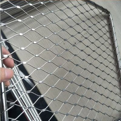 Forte resistente 316 acciaio inossidabile rete di filo 100x100mm per la ringhiera delle scale