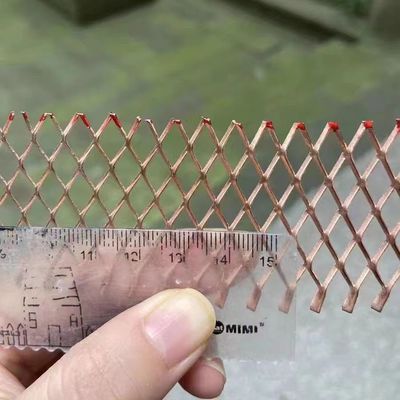 Protezione da fulmini Maglia di metallo espanso Rame di rame puro Micro buco diamante