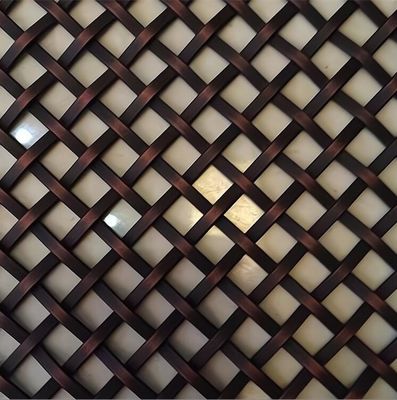 Acciaio Decorativo Bronzo Metallo Wire Screen Architettura Mesh Catena bobina appesa Drapery soffitto tenda