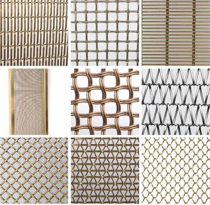 Griglie di tessuto a spirale decorativa per nastri trasportatori architettonici
