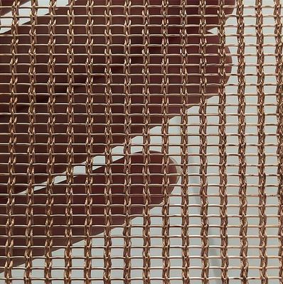 Griglia di filo metallico architettonico decorativo per una protezione efficace dalle cadute