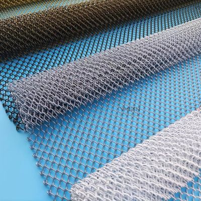 Cintura a catena con rete di metallo, tenda divisoria 6x6 mm rivestita in polvere