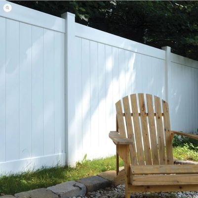 6ft giardino esterno bianco PVC Vinyl Privacy Fence Panel economico