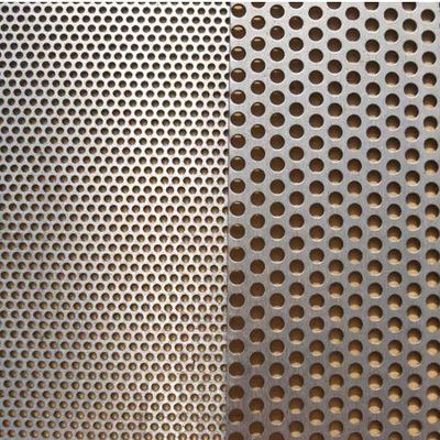 1.2 mm di spessore di alluminio galvanizzato acciaio perforata maglia per sistemi di drenaggio