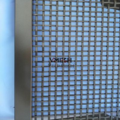 Rete di sicurezza crimpata tessuta con filo anticorrosione per interni ed esterni con design personalizzato dei fori