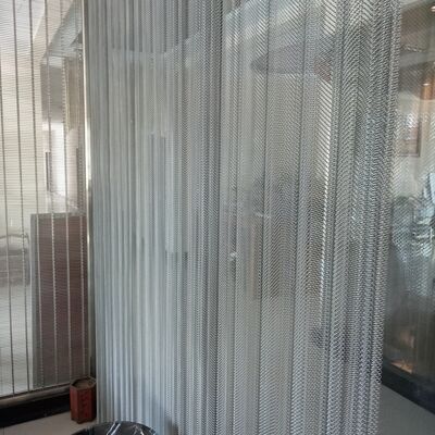 Cortina d'acqua decorativa in rete metallica con collegamento a catena in acciaio inossidabile