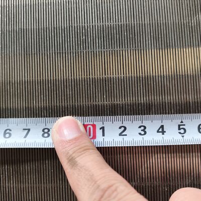 316 Stainless Steel Wedge Wire Screens Filtro di separazione solida ad alta efficienza