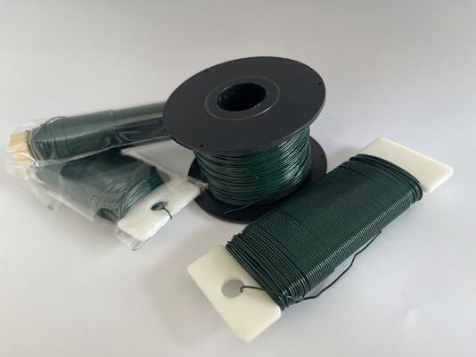 Decorazione floreale artigianale Verde Nero Argento Dorato Filo per bobina per fioristi per artigianato da giardino