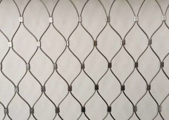 polvere di Mesh Net PVDF del cavo di corda di acciaio inossidabile di 3.0mm 3.2mm ricoperta