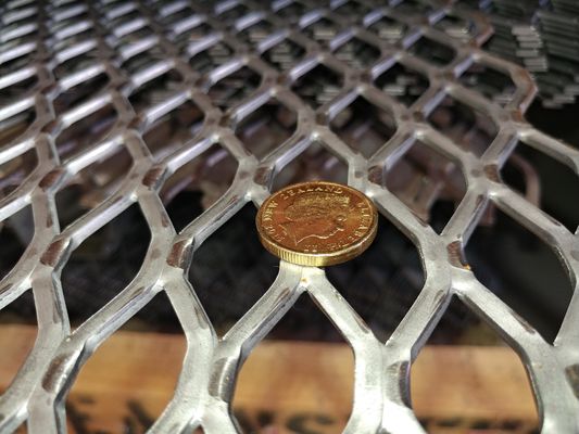 Griglia di metallo esteso di acciaio industriale a maglia estesa di diamante