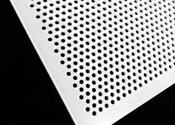 Il PVC ha perforato Mesh Sheet Round Hole di plastica 1000*2000mm 1220*2440mm