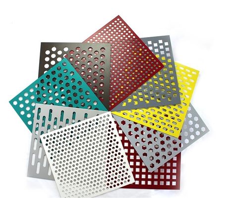 Metallo perforato architettonico Mesh Sheet di dimensione 1500*2500mm di PVDF