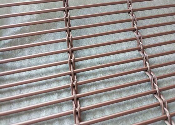 Pittura di titanio decorativa della maglia PVDF di acciaio inossidabile di vetro della laminazione