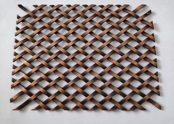 CE dello SGS architettonico brunito di Mesh Woven Metal Mesh Fabric del metallo 316