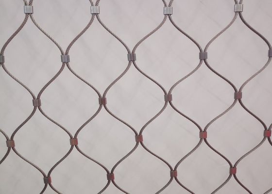 Cavo metallico inanellato Mesh For Zoo Animals Enclosure di acciaio inossidabile di 1.5mm 1.6mm