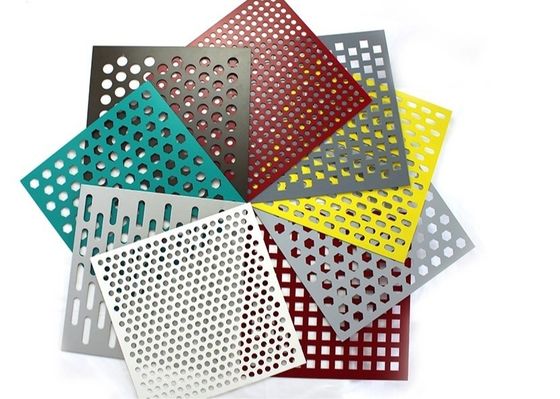 PVDF decorativo architettonico ha perforato le facciate del metallo 1500*2500mm