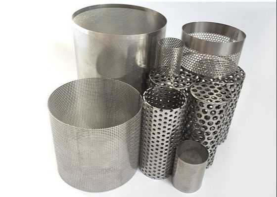Metropolitana di Mesh Galvanized Anodized Perforated Filter del metallo perforata cilindro di Velp