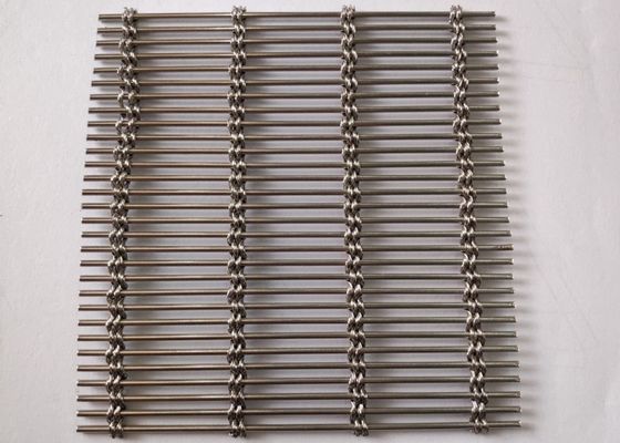 Cavo tessuto 316L architettonico Mesh Wall Cladding ISO9002 degli ss 316