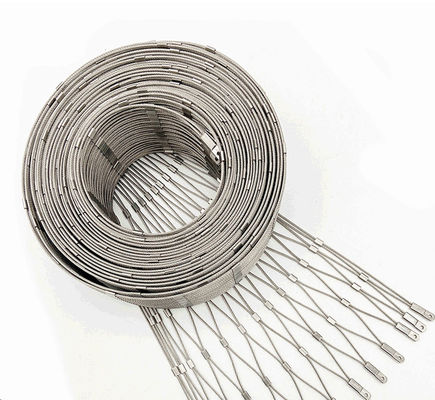 Corda ad alta resistenza Mesh Balustrade Architectural 7x19 2.5mm di acciaio inossidabile