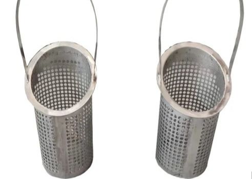IL ODM ss dell'OEM filtra il tubo filtrante perforato del foro rotondo della maglia 20mm con la maniglia