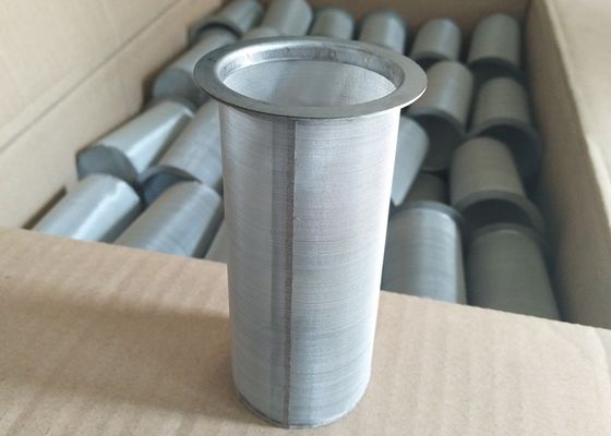 La saia normale ss del cilindro filtra la maglia un acciaio inossidabile Mesh Filter di 5 micron