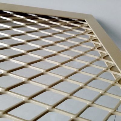 Il rivestimento della parete ha espanto il metallo Mesh Pvdf Powder Coating Aluminum per il soffitto della facciata metallico