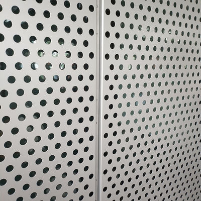 La polvere perforata di alluminio decorativa del rivestimento del metallo del foro rotondo ha ricoperto