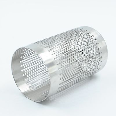 Cavo 304 316l Mesh Filter Tube Perforated Punching di acciaio inossidabile
